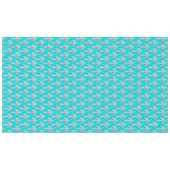 Palm Springs Caribbean Blue Tropical Palm Tree Tischdecke (Vorderseite (Horizontal))