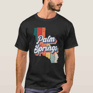 Palm Springs City Retro Vintages Heimat T-Shirt