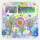 Palm Springs Deep Dream Sticker (Vorderseite)