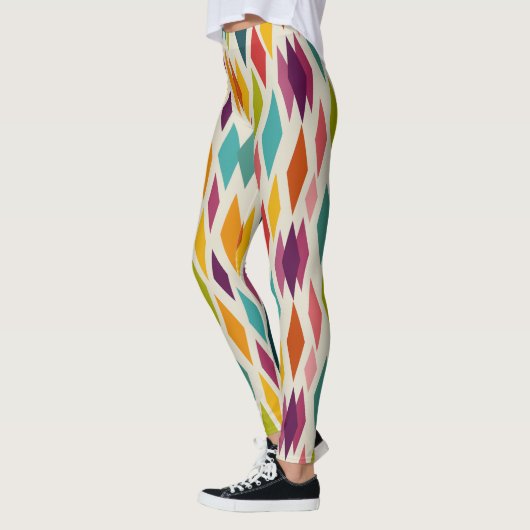 Palm Springs Diamonds Midjahrhundert Modernes Must Leggings (Links)