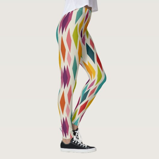 Palm Springs Diamonds Midjahrhundert Modernes Must Leggings (Rechts)