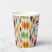 Palm Springs Diamonds Mitteljahrhundert Moderne Ho Pappbecher (Rechts)