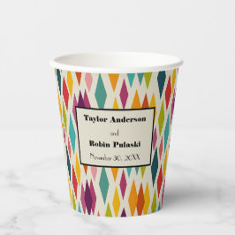 Palm Springs Diamonds Mitteljahrhundert Moderne Ho Pappbecher