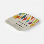 Palm Springs Diamonds Mitteljahrhundert Moderne Ho Pappteller (Gewinkelt)