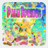 Palm Springs Epoch Hour Sticker (Vorderseite)
