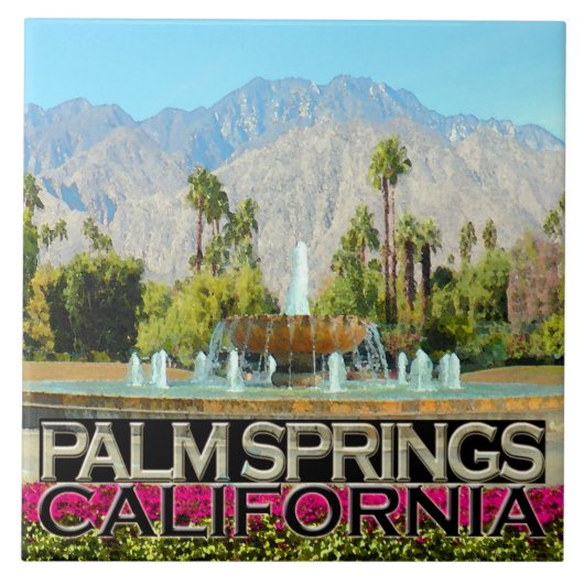 Palm Springs Fliese (Vorderseite)