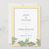 Palm Springs Foto Save the Date Einladung (Vorderseite)