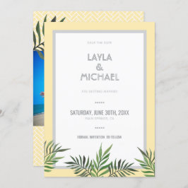 Palm Springs Foto Save the Date Einladung