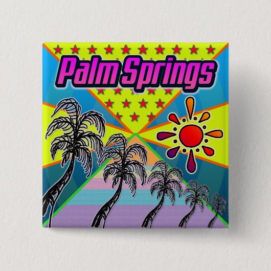 Palm Springs Freedom Button (Vorderseite)