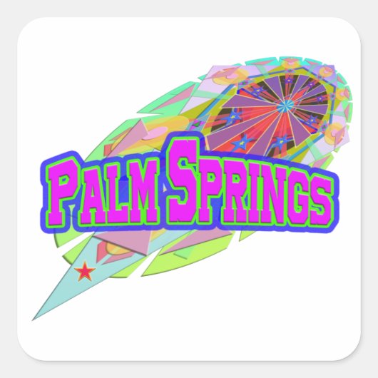 "Palm Springs" Future Sticker (Vorderseite)