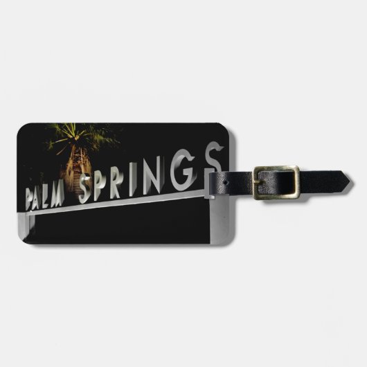 Palm Springs-Gepäckanhänger Gepäckanhänger (Vorderseite horizontal)