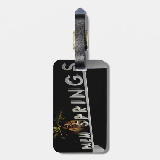 Palm Springs-Gepäckanhänger Gepäckanhänger (Rückseite vertikal)