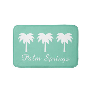 Palm Springs grüne Palmbaum rutschfeste Badematte