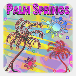 Palm Springs Happy and Hope Sticker