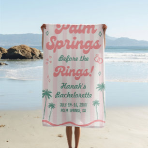 Palm Springs Junggeselinnen-Abschied Strandtuch