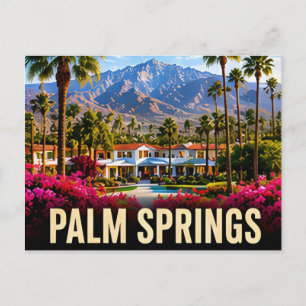Palm Springs Kalifornien Desert Midcentury Reise Postkarte