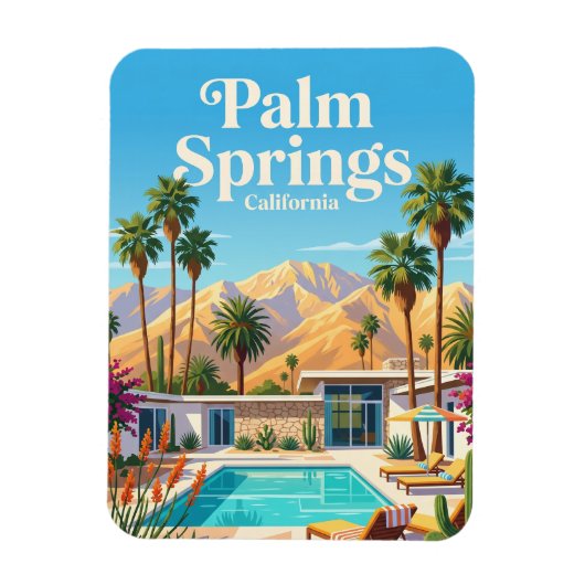 Palm Springs Kalifornien Magnet (Vertikal)