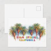 Palm Springs Kalifornien Postkarte (Vorne/Hinten)