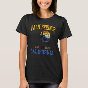 Palm Springs Kalifornien Strand Vintage Palmen S T-Shirt