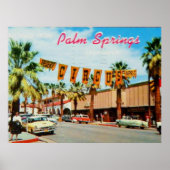 Palm Springs, Kalifornien, Vintag 1950 Poster (Vorne)