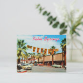 Palm Springs, Kalifornien, Vintag 1950 Postkarte (Stehend Vorderseite)