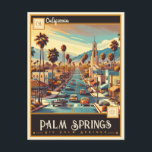 Palm Springs, Kalifornien | VINTAG Postkarte<br><div class="desc">Begeben Sie sich mit unserer bezaubernden Vintagen Palmsprings Postcard in die glamouröse Zeit der Palmsprings Mitte des Jahrhunderts. Diese atemberaubende Abbildung zeigt nicht nur die Schönheit dieser Wüstenoase, sondern verkörpert auch das Wesen einer vergangenen Zeit. Egal ob Sie Sammler, Fan der Retro-Ästhetik sind oder das perfekte Geschenk suchen, diese Postkarte...</div>