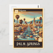 Palm Springs, Kalifornien | VINTAG Postkarte (Vorne/Hinten)