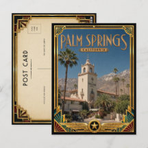Palm Springs Kalifornien Vintage Art Deco Golden