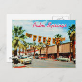 Palm Springs, Kalifornien - Vintage Postkarte (Vorne/Hinten)