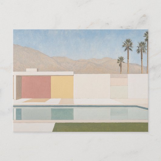 Palm Springs, kalifornische Postkarte (Vorderseite)