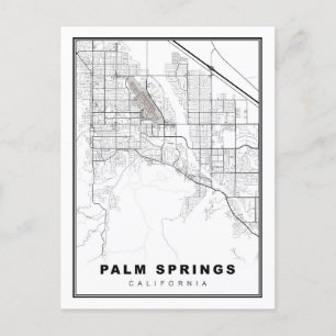 Palm Springs Karte
