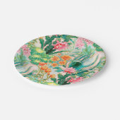 Palm Springs-Laub Pappteller (Schrägansicht)