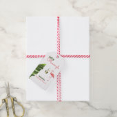 Palm Springs letzter Flamingle-Junggeselinnen-Absc Geschenkanhänger (Mit Garn)