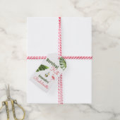 Palm Springs letzter Flamingle-Junggeselinnen-Absc Geschenkanhänger (Mit Garn)