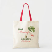 Palm Springs letzter Flamingle-Junggeselinnen-Absc Tragetasche (Vorne)