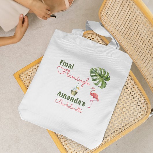 Palm Springs letzter Flamingle-Junggeselinnen-Absc Tragetasche
