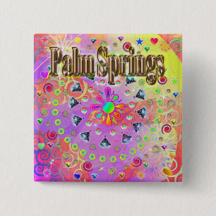 Palm Springs Lucky Golden Button