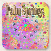 Palm Springs Lucky Golden Untersetzer (Vorderseite)