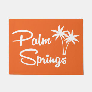 Palm Springs-Mitte- des Jahrhundertsmoderne Fußmatte