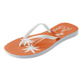 Palm Springs Mitte Jahrhundert Moderne Flip Flops Badesandalen (Schrägansicht)