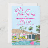 Palm Springs Mod Einladung Template (Vorderseite)