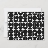 Palm Springs Modern Response Card (tan/olive) RSVP Karte (Rückseite)