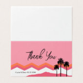 Palm Springs Modern Vielen Dank, dass Sie geklappt (Außenseite Aufgefaltet)