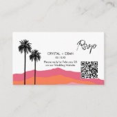 Palm Springs Moderne UAwg Umschließkarte Begleitkarte (Vorderseite)