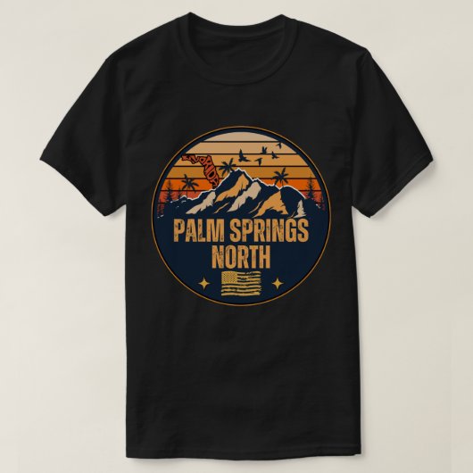 Palm Springs North, Florida T-Shirt (Design vorne)