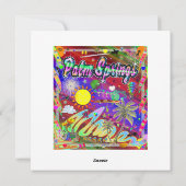 Palm Springs "Nu Era Card" Feiertagskarte (Rückseite)