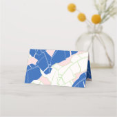 Palm Springs Paradise Wedding Modern Platzkarte (Rückseite)