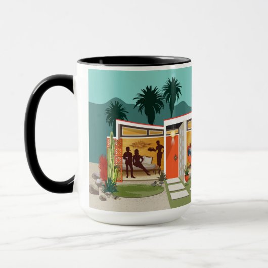 Palm Springs Party House Tasse (Links)