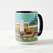 Palm Springs Party House Tasse (VorderseiteRechts)