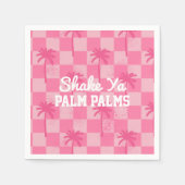 Palm Springs Party Shake Ya Palm Palm Napkins Serviette (Vorderseite)